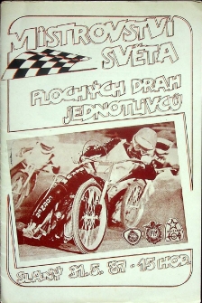 1987 maj 31, Slaný : Ćwierćfinał Kontynentalny Indywidualnych Mistrzostw Świata na żużlu