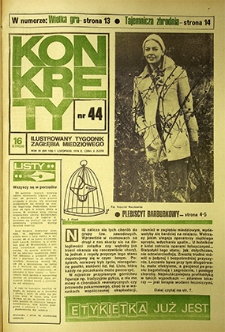 Konkrety nr 44 (129), listopad `74