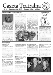 Teatr w Lubinie : Gazeta Teatralna nr 70, październik 2019