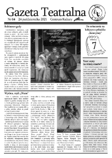 Teatr w Lubinie : Gazeta Teatralna nr 84, październik 2021
