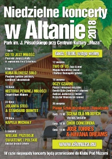 Niedzielne koncerty w Altanie 2018
