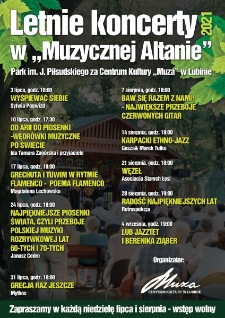 Letnie koncerty w &bdquo;Muzycznej Altanie&rdquo; 2021