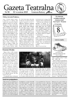 Teatr w Lubinie : Gazeta Teatralna nr 98, wrzesień 2023