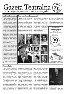 Teatr w Lubinie : Gazeta Teatralna nr 100, październik 2023