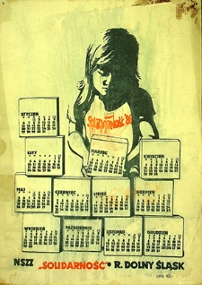 Kalendarz : NSZZ Solidarność R. Dolny Śląsk