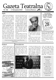 Teatr w Lubinie : Gazeta Teatralna nr 102, listopad 2023