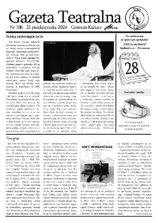 Teatr w Lubinie : Gazeta Teatralna nr 108, październik 2024