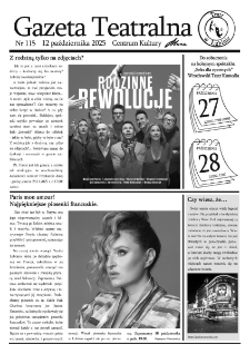 Teatr w Lubinie : Gazeta Teatralna nr 115, październik 2025
