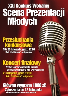XXI Konkurs Wokalny : Scena Prezentacji Młodych 2013