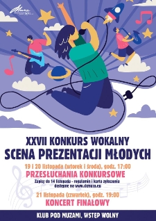 XXVII Konkurs Wokalny : Scena Prezentacji Młodych 2019