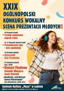 XXIX Og&oacute;lnopolski Konkurs Wokalny : Scena Prezentacji Młodych 2021