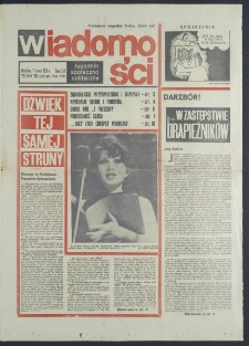 Wiadomości : Tygodnik społeczno-polityczny nr 11 (989), marzec `76