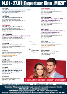 Repertuar kina &bdquo;Muza&rdquo; 2022
