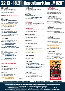 Repertuar kina &bdquo;Muza&rdquo; 2024