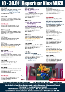 Repertuar kina &bdquo;Muza&rdquo; 2025