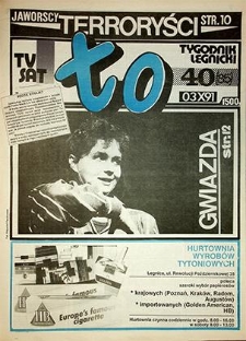 To nr 40 (85), październik `91