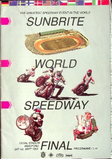 1990 wrzesień 1, Bradford : Finał Światowy Indywidualnych Mistrzostw Świata na żużlu