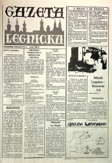 Gazeta Legnicka, kwiecień `91