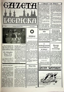 Gazeta Legnicka nr 5, kwiecień `91