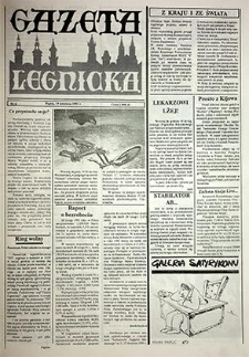 Gazeta Legnicka nr 6, kwiecień `91
