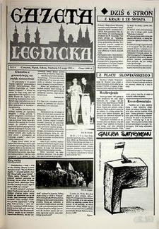 Gazeta Legnicka nr 14, maj`91