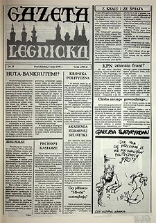 Gazeta Legnicka nr 15, maj`91