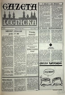 Gazeta Legnicka nr 17, maj`91