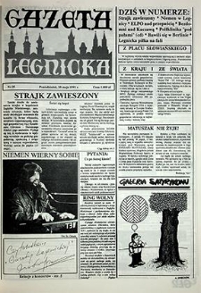 Gazeta Legnicka nr 25, maj`91