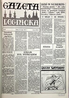 Gazeta Legnicka nr 27, maj`91