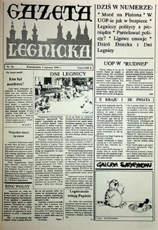 Gazeta Legnicka nr 34, czerwiec`91