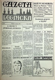 Gazeta Legnicka nr 35, czerwiec`91