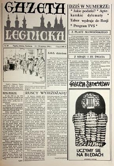 Gazeta Legnicka nr 48, czerwiec`91