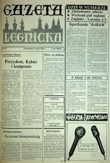 Gazeta Legnicka nr 59, lipiec`91