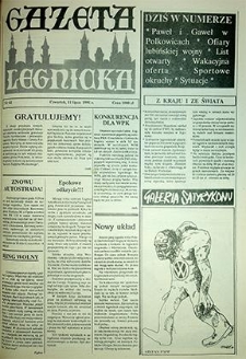 Gazeta Legnicka nr 62, lipiec`91