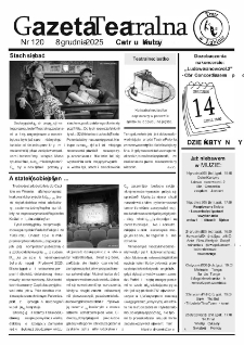 Teatr w Lubinie : Gazeta Teatralna nr 120, grudzień 2025