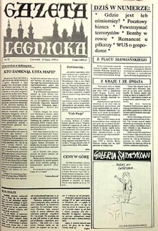 Gazeta Legnicka nr 72, lipiec`91