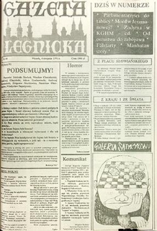 Gazeta Legnicka nr 80, sierpień`91