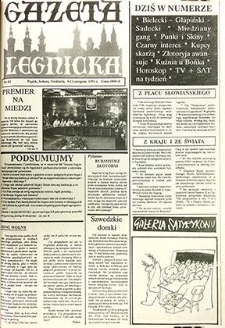 Gazeta Legnicka nr 83, sierpień`91