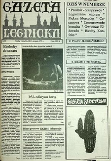 Gazeta Legnicka nr 86, sierpień`91