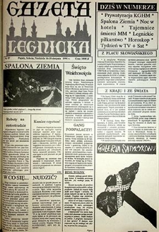 Gazeta Legnicka nr 87, sierpień`91