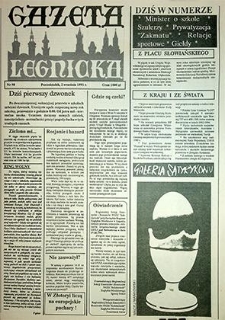 Gazeta Legnicka nr 98, wrzesień`91