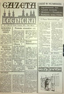 Gazeta Legnicka nr 5 (184), styczeń `92