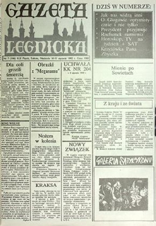 Gazeta Legnicka nr 8 (187), styczeń `92
