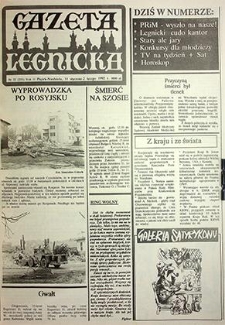 Gazeta Legnicka nr 22 (201), styczeń `92