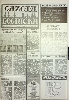Gazeta Legnicka nr 34 (213), luty `92