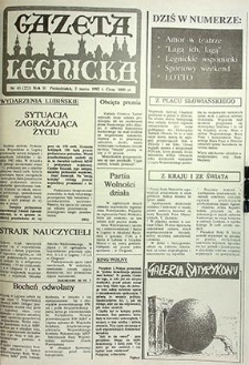 Gazeta Legnicka nr 43 (222), marzec `92