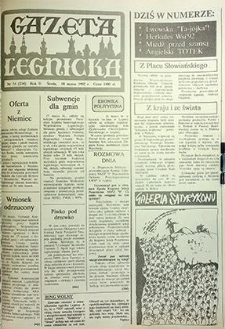 Gazeta Legnicka nr 55 (234), marzec `92