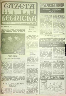 Gazeta Legnicka nr 83 (262), kwiecień `92