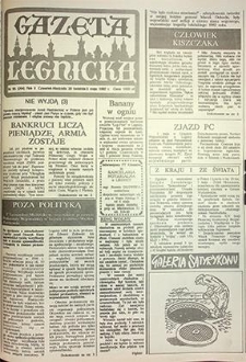 Gazeta Legnicka nr 85 (264), kwiecień `92