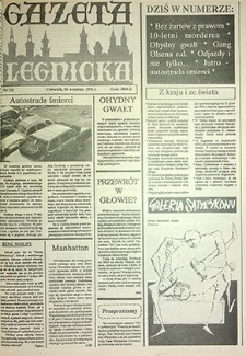 Gazeta Legnicka nr 116, wrzesień`91
